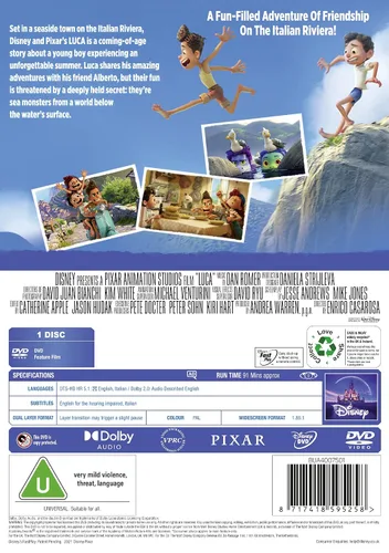 Vista 3 de Disney Pixar Luca DVD 2021