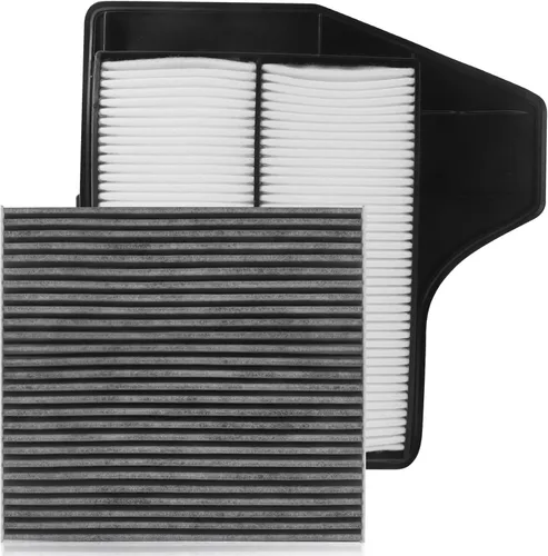 Vista 14 de Filtro de aire de cabina de motor de peine para Nissan Versa 2025 2024 2023 2022 2021 2020 Gris carbón