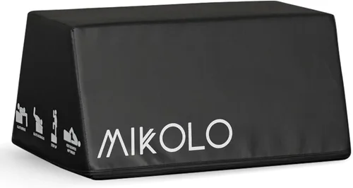 Vista 9 de Mikolo Banco de Empuje de Cadera, Máquina de Empuje de Cadera en Casa para Puente de Glúteos, Caja de Empuje de Cadera Multifuncional
