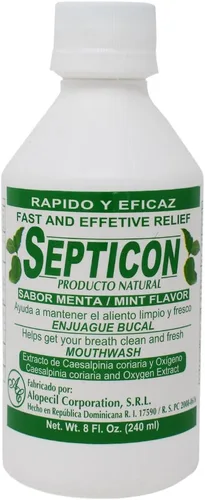 Vista 4 de Septicon Natural Product - Sabor a menta 8fl oz