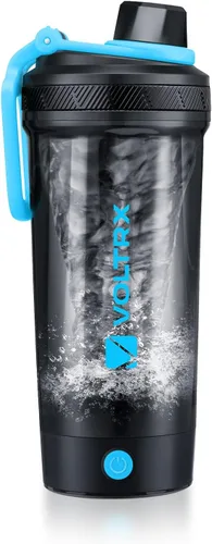 Vista 24 de VOLTRX Botella agitadora, Mezclador eléctrico recargable USB C con Gallium para batidos de proteínas, Vasos agitadores para batidos de proteínas