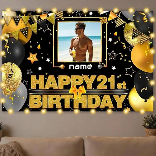 Vista 36 de Dicodes Decoraciones de cumpleaños de unicornio personalizadas para niñas, pancarta de cumpleaños de unicornio, decoración de cumpleaños de princesa