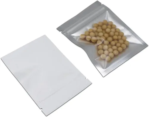 Vista 28 de PABCK: Paquete de 100 bolsas transparentes reutilizables con cierre hermético para almacenar alimentos, Negro