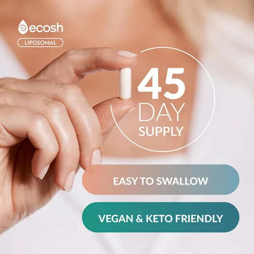 Vista 4 de Cápsulas de citrato de magnesio liposomal — Suplemento de magnesio de alta absorción para estreñimiento, sueño, calambres musculares y recuperación
