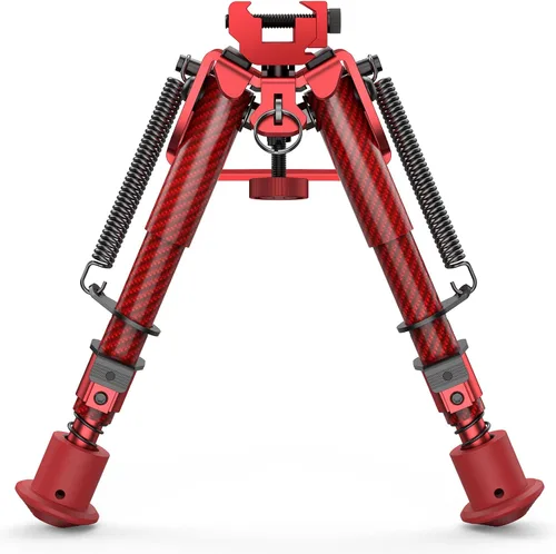 Vista 10 de EZshoot Carbon Fiber Rifle Bipod, 6-9 Inches, Picatinny Rail Adapter