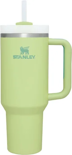 Vista 117 de STANLEY Quencher H2.0 Vaso Térmico con asa y pajilla, 64 onzas, tapa Flowstate de 3 posiciones, gran capacidad para viajes y deportes, vaso de acero