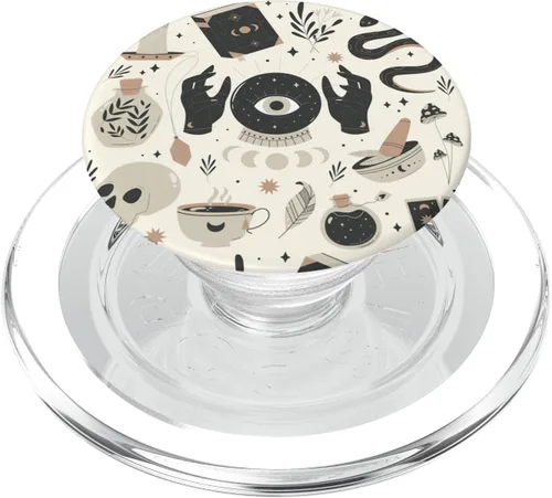 Vista 8 de Witch's Essentials - Diseño de bruja, lindo PopSockets intercambiables para Halloween