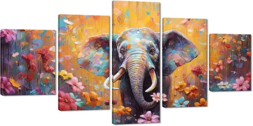 Vista 82 de 5 piezas de pintura sobre lienzo ardiente de fénix dibujado en estilo heráldico fuego fénix arte de pared vintage impresiones obras de arte arte