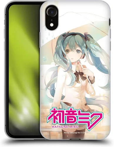 Vista 134 de Head Case Designs Licencia Oficial Hatsune Miku Gráficos Lindos Carcasa de Gel [Protección de Grado Militar] Compatible con Apple iPhone 7