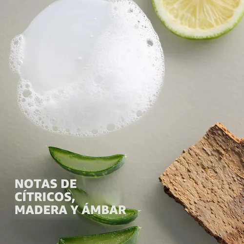 Vista 8 de Nivea Men Gel de baño de máxima hidratación para piel seca, enriquecido con aloe vera, gel de baño hidratante 3 en 1, cara y cabello, sin parabenos