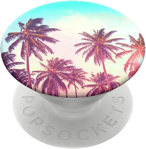 Vista 9 de PopSockets: Agarre plegable y soporte para teléfonos y tabletas - Hibiscus