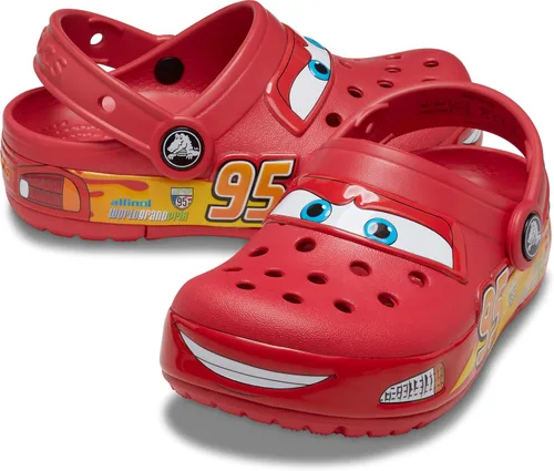 Vista 7 de Crocs Zuecos Disney Pixar para niños Cars and Toy Story Shoes