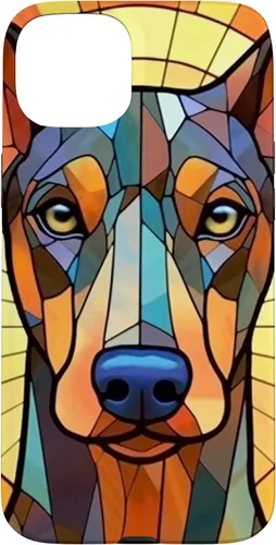 Vista 9 de Funda para iPhone 16 Doberman Dog