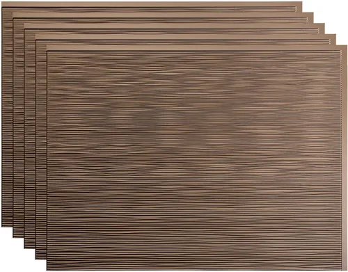 Vista 38 de FASÄDE Ripple - Panel decorativo de vinilo decorativo para salpicaduras de 18 x 24 pulgadas en plata argente (paquete de 5)