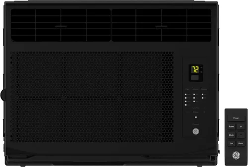 Vista 11 de GE - Unidad de aire acondicionado para ventana, 5,000 BTU para habitaciones pequeñas de hasta 150 pies cuadrados. Con ventilador ajustable manual