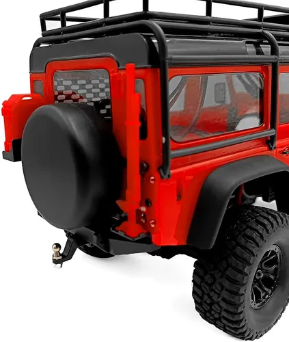 Vista 2 de Gancho de enganche de remolque de aluminio para 1/18 TRX4M Defender RC Crawler Car Upgrade