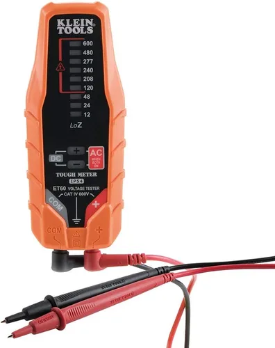 Vista 6 de Klein Tools ET60 - Voltímetro, Prueba CA / CC y Baja Tensión, Sin Necesidad