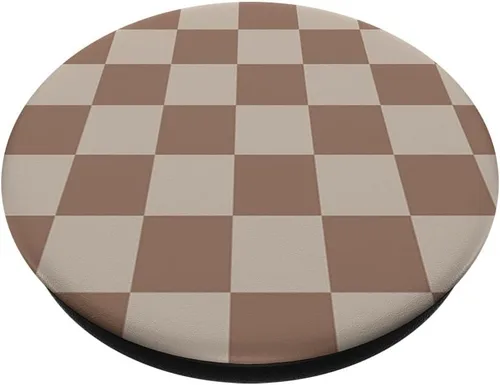 Vista 2 de PopSockets - PopSockets de tablero de ajedrez grande con diseño de cuadros