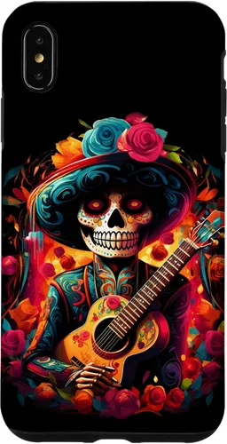 Vista 11 de iPhone 16 Sugar Skull Day of the DEAD Dia de Los Muertos Mariachi Case
