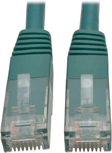 Vista 12 de Tripp Lite Cable de conexión moldeado Gigabit Cat6 Cat5e RJ45 M/M 550MHz Gris