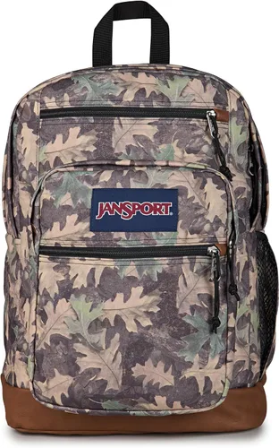 Vista 34 de JanSport Mochila genial con funda para laptop de 15 pulgadas, mochila grande para computadora con 2 compartimentos, correas ergonómicas, Negro