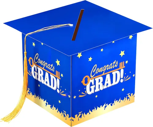 Vista 8 de Outus Caja de tarjetas de graduación 2026 con borla, titular de la tarjeta de felicitación para graduación, caja de regalo de graduación