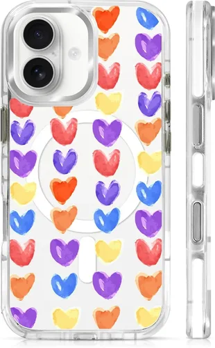 Vista 110 de Funda para iPhone 13 Pro, transparente con bonito patrón de tiburón azul, compatible con Magsafe funda protectora suave para mujeres y niñas (blanco)