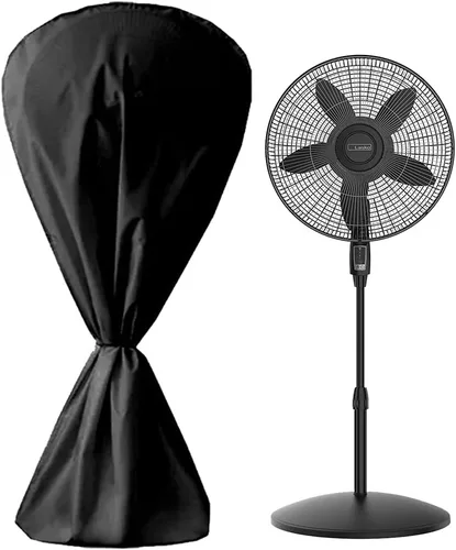 Vista 8 de Cubierta antipolvo para ventilador eléctrico, 420D, resistente, redonda, lavable, funda para ventilador eléctrico, impermeable, a prueba de polvo