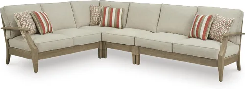 Vista 15 de Signature Design by Ashley Clare View - Silla de salón para exteriores, cojín de espuma para todo tipo de clima, acabado protector, madera