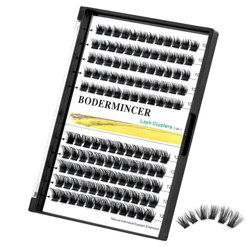 Vista 30 de Bodermincer 4 piezas Pinzas de Clúster de Pestañas para Injerto de Extensiones de Pestañas Postizas (4 piezas de Pinzas)