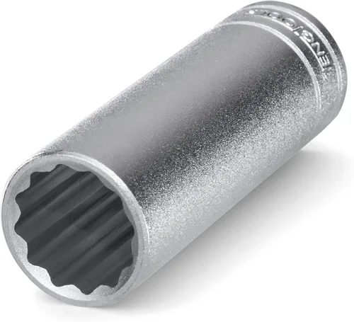 Vista 8 de Teng Tools Enchufe de cromo vanadio de 1 pulgada y 12 puntos SAE de 1/2 pulgada Herramienta mecánica Herramienta de mano - M120132-C