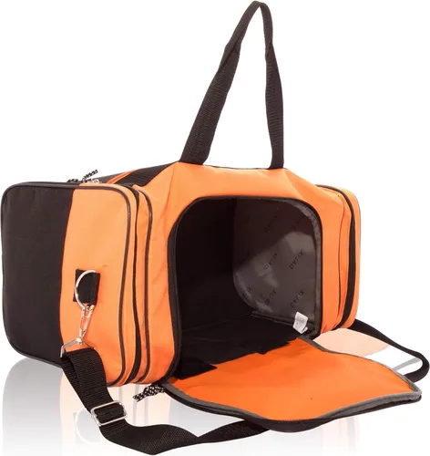 Vista 6 de Bolsa de lona, de DALIX, para el gimnasio, para viajar, 17 pulgadas