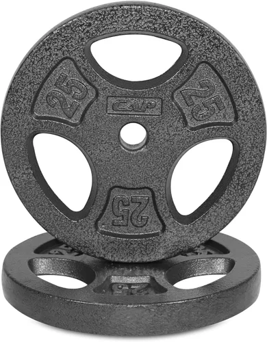 Vista 13 de CAP Barbell Placas de peso de agarre estándar de 1 pulgada