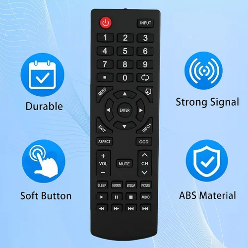 Vista 3 de Reemplazo de control remoto para Insignia TV NS-28D220NA16 NS-32E740A12 NS-32E960A12 NS-32D511NA15 NS-55D440NA14 NS-37L760A12 NS-LCD42HD
