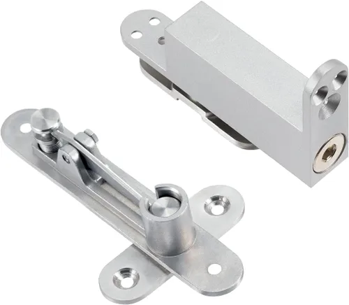 Vista 6 de Ranbo Bisagras de pivote de puerta de cierre automático comercial/casero Bisagras ocultas resistentes para puertas de madera Eje de 360 grados