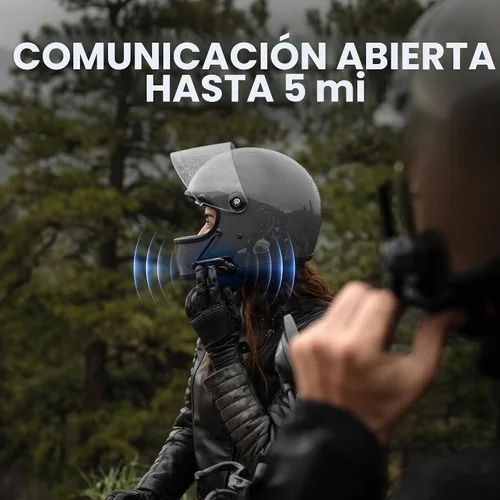 Vista 5 de Sena - Sistema de comunicación de malla para motocicleta de perfil bajo, paquete doble, color negro, 2