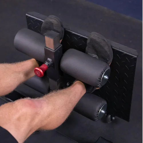 Vista 8 de Titan Fitness Desarrollador ajustable de glúteos y isquiotibiales (GHD), equipo de levantamiento de entrenamiento cruzado en gimnasio doméstico