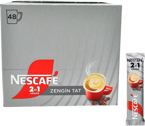 Vista 3 de Nescafe 2 en 1 sin azúcar 48 palitos