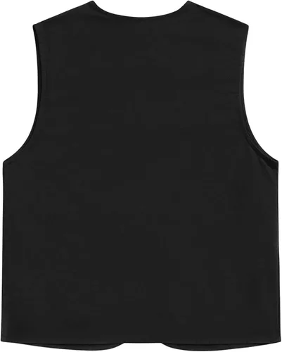 Vista 2 de Verdusa Chaleco de carga utilitario para hombre, con hebilla frontal y bolsillo frontal