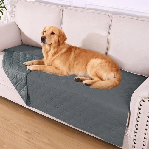 Vista 80 de hyha - Manta impermeable para cama de perro, mantas suaves para mascotas, funda impermeable para sofá para perros, fundas reversibles lavables