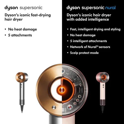 Vista 22 de Dyson Supersonic Nural™ Secador de pelo Rosa cerámico