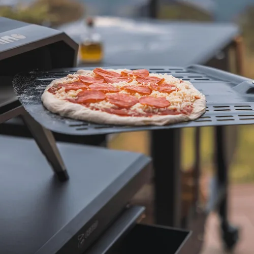 Vista 7 de CETRO Pizza Peel Aluminio anodizado Perfecto para pizza napolitana