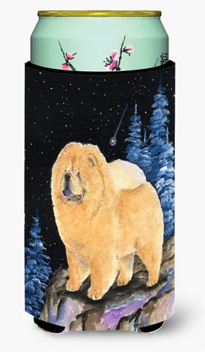 Vista 35 de Caroline's Treasures SS8447CC Starry Night English Bulldog - Enfriador para latas o botellas, lavable, funda plegable con aislamiento para bebidas