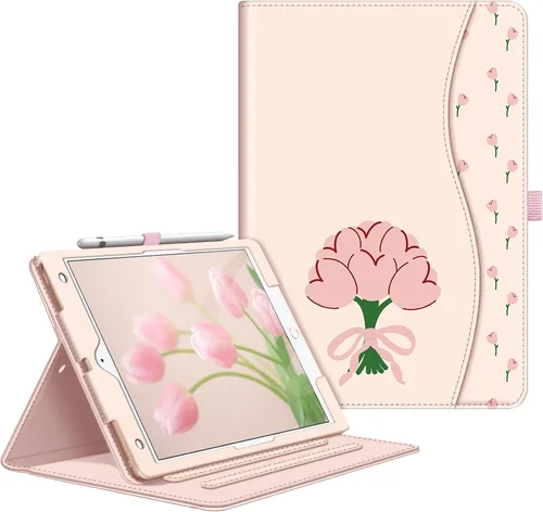 Vista 16 de Fintie - Funda para iPad de 9ª / 8ª / 7ª generación (2021/2020/2019) de 10.2 pulgadas - [Protección de esquinas] Funda con soporte de visualización