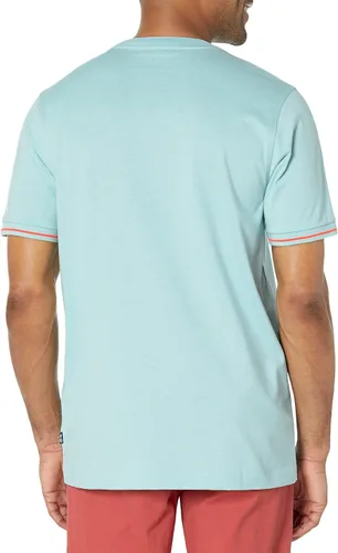 Vista 2 de Psycho Bunny Kingwood - Camiseta bordada con doble conejito Seafoam 2XL (8 de hombre de EE. UU.), Seafoam