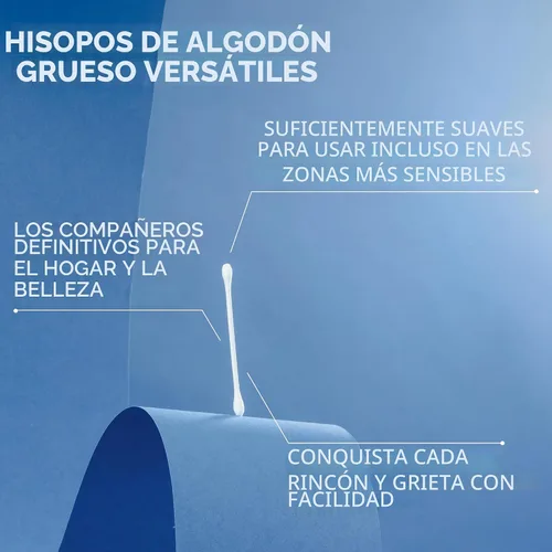 Vista 3 de Q-tips Hisopos de algodón, 500 unidades (paquete de 2)
