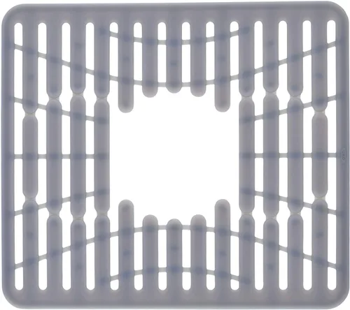 Vista 11 de OXO Good Grips - Alfombrilla de silicona para fregadero, tamaño grande Cojines para fregadero y platos, pies elevados para flujo de aire, ideales