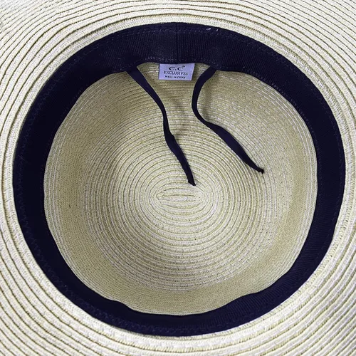 Vista 6 de Funky Junque Sombrero de novia para mujer, accesorio de despedida de soltera, luna de miel, UPF 50, playa, floppy sol