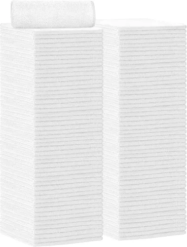 Vista 30 de AIDEA Paquete de 8 paños de limpieza de microfibra, toallas de microfibra suave para automóviles, trapos de limpieza absorbentes, sin pelusas, sin