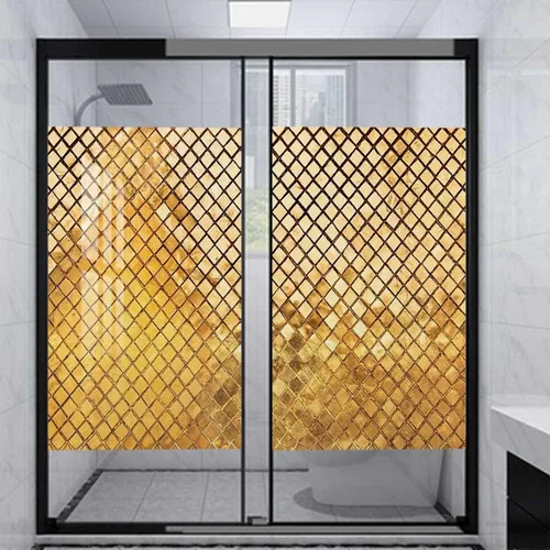 Vista 17 de Película de vinilo morado para ventana, cubierta estática para ventana de puerta, calcomanías tintadas para ventana, privacidad esmerilada